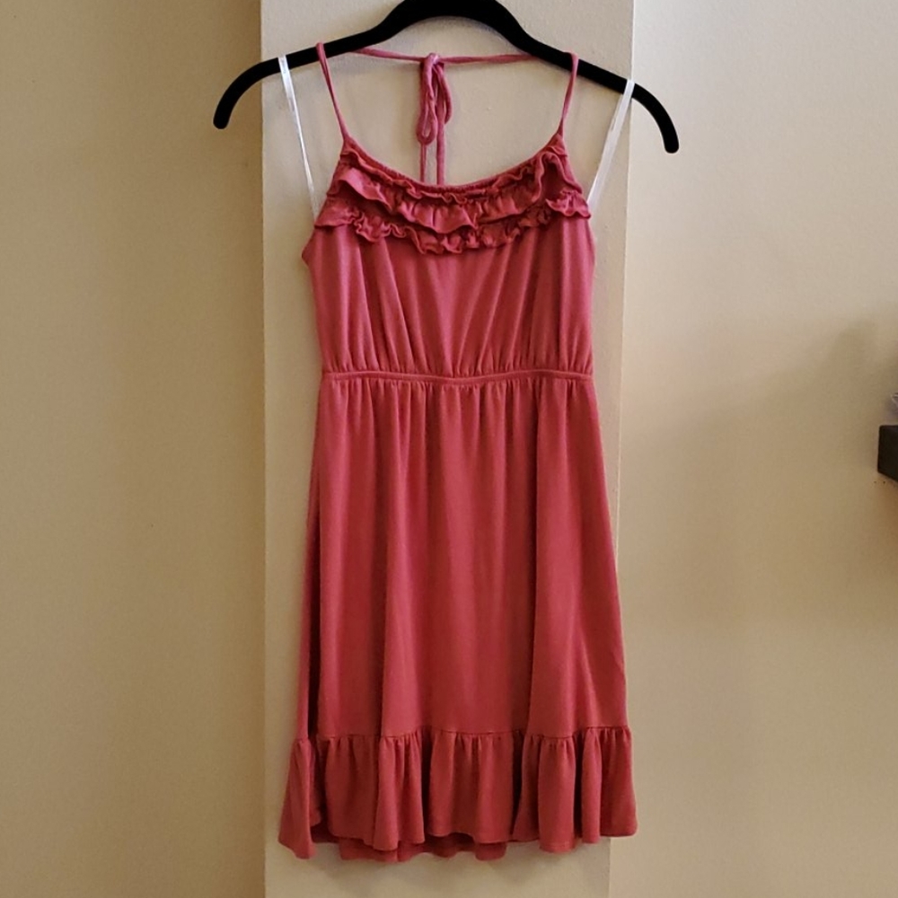 Papaya summer mini dress
